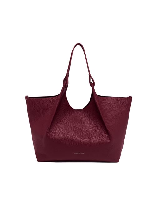 Borsa da donna in pelle martellata, a mano/spalla, colore wine berry/t.moro GIANNI CHIARINI | 9720RNGDBL14209